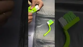 3 in 1 Tile Grout Cleaning Brush Mould Remover Narrow Stiff Stain Cleaner UK