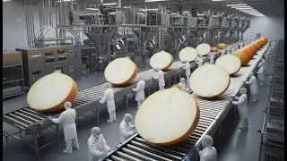 Inside the White Onion Factory &ndash; From Onions to Dried & Powder AIProcess Line| Industrial Automation