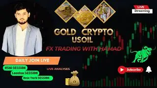 My Live Trading Gold Crypto Forex Usoil Analysis | High Probability Trade Setup London Seeeion