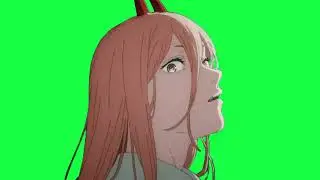 Power Chainsaw Man Anime Green Screen