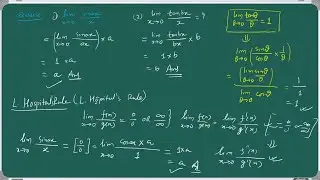 Limit of trigonometric function class 11 | L. Hospital's Rule in limit @mathandengg
