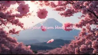 &ldquo;Let your dreams bloom softly &rdquo;  Japan &mdash; Cherry Blossoms at Mount Fuji