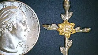 Review: KINGWHYTE Sunflower Necklace 925 Sterling Silver Cross