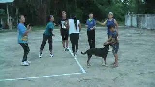 Aerobic-Abend im Mai....  -    แอโรบิกยามเย็นเดือนพฤษภาคม...  -  Aerobics evening in May...