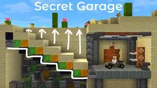 Я построил секретную дверь-пандус в Minecraft.