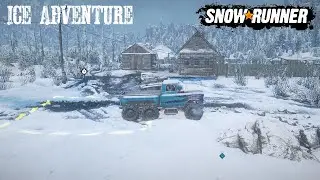 Ice Adventure Contest With A Chevy Apache Urska River Amur Russia Snowrunner Phase 4 DLC Gameplay