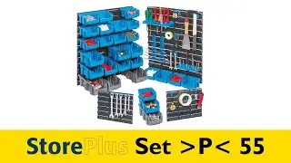 Allit StorePlus Set P 55 Starter-Sets f&uuml;r Ordnung an der Wand / The starter kits for wall storage
