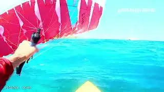 parawing practice 2025 4 2 m flow d wing 6'4 jimmy lewis 20 knot wind