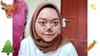 Face Painting Anak: Rudolph - Rusa