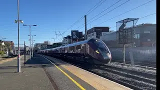 LOUD 2 Tone from 810009 EMR Testing train  &ldquo;Aurora&rdquo;  passing West Hampstead Thameslink