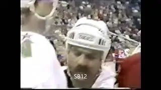 Mario Tremblay vs Gord Sherven (roughing) Mar. 4/1985