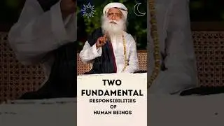 Two Fundamental responsibilities in our Generation of humanity.