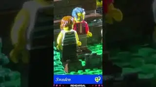 Lego Eurovision Sweden's Performance!!! #eurovision #lego #esc #lithuanialive #music #concert #rave