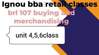Ignou brl 107 unit 4,5,6 class! Ignou brl 107 important question class