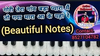 Gori Tera Ganv Bada Pyara Harmonium Notes and Tips
