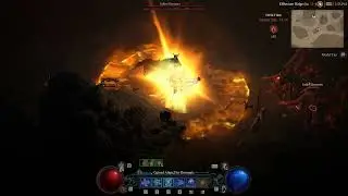 Diablo 4 sorcerer test (max fireball enchantment)