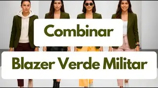 C&oacute;mo combinar un blazer verde militar - MUY TRENDY
