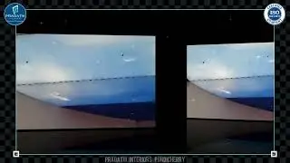 stretch ceiling with tunable  white backlit