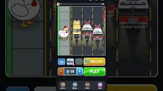 Chicken 🐔 road 🛣️ cross game challenge 2/10 #RJ Tech #shorts #games