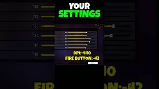 Best Sensitivity, DPI, and Fire Button Size For Free fire 😱