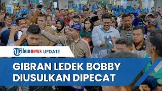 Guyonan Gibran: Tiba-tiba Ledek Bobby yang Diusulkan Dipecat PDIP di Tengah Kerumunan Pendukungnya