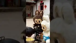 Labubu & Friends Make Popcorn 😆 | Funny Kitchen Blast Gone Wrong | Cute Cartoon Comedy
