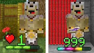 Minecraft UHC mais notre XP = notre Vie