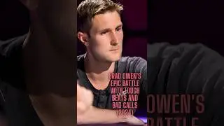 Brad Owen's Epic Battle with Tough Beats and Bad Calls (2024)#poker#wsop#pokervlog#highstakesgaming