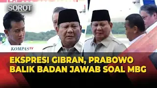 Ekspresi Wapres Gibran hingga Bahlil Terdorong Saat Prabowo Tiba-Tiba Balik Badan Jawab Soal MBG