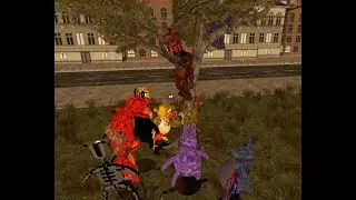 [GMOD FNAF] freddy and the fnaf 1 gang vs the fred army