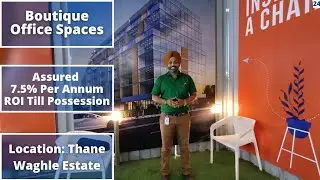 Boutique Office Space With Assured 7.5% Per Annum ROI till OC #waghle #thane #commercial #investment