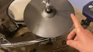 Roland vdrums pd128 and pd 108 set nicer to look at then the new set! Easy to transport to gigs!