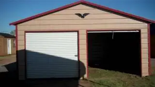 22x21x8 Boxed Eve Garage..Anderson Carports 864-296-3202