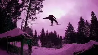 BIG SNOW GAP on Snowboard| Riding series#16