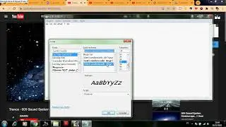 how to change da font on notepad!?!!?