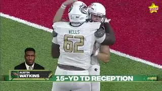 UAB quarterback Bryson Lucero lofts a 15-yard touchdown to Austin Watkins for incredible TD