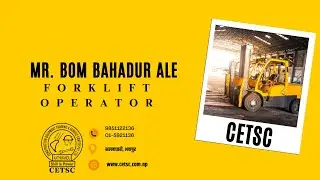 Mr  Bom Bahadur Ale - 6 Hours Forklift Machine Operation Course