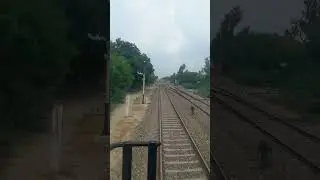 Live view from cab of fastest new train Pak Business express passing through from Harappa #shorts