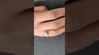14k Gold Princess Cut Engagement Ring, Simple Lab Made Diamond Solitaire Ring Women, Solid Gold ring