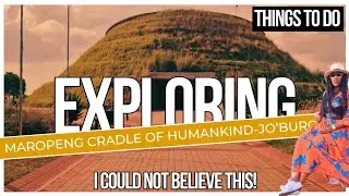 EARLY HUMANS found in Africa | Maropeng - Cradle of Humankind | To do Johannesburg Vlog 3