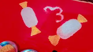 6 month baby photo shoot #rice decoration #trending #viralvideo 🎊🎊🎊♥️♥️♥️