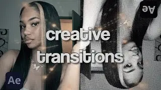 3 creative transitions tutorial || after effects