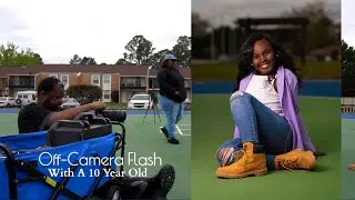 Off-Camera Flash With A 10 Year Old | Sigma 85 & 24-70mm Art Lenses
