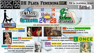 12ªj, DHPF 25/26: GETASUR vs ROCASA GRAN CANARIA