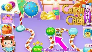 Candy Crush Soda Saga - Connect to Facebook & Play level 1917 !!