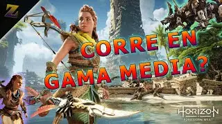 Corre Horizon Forbidden West en pc gama media?