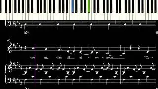 Joanna Newsom - Bridges and Balloons (piano and voice arrangement)