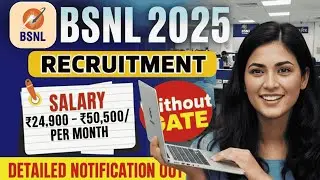 BSNL Senior Executive Trainee 2025 Notification Out  Eligibility, Salary & Apply Link