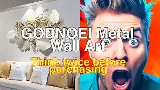 GODNOEI 3D Metal Wall Art Gold Leaves Decor Review - Luxury Handmade Home Decor