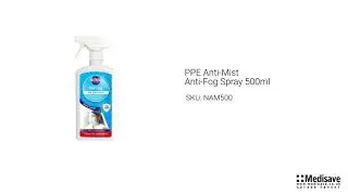PPE Anti Mist Anti Fog Spray 500ml NAM500